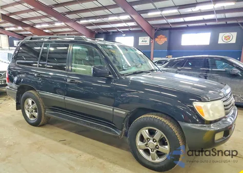 2007 Toyota Land Cruiser z USA, uszkodzony, nr VIN JTEHT05J272104270